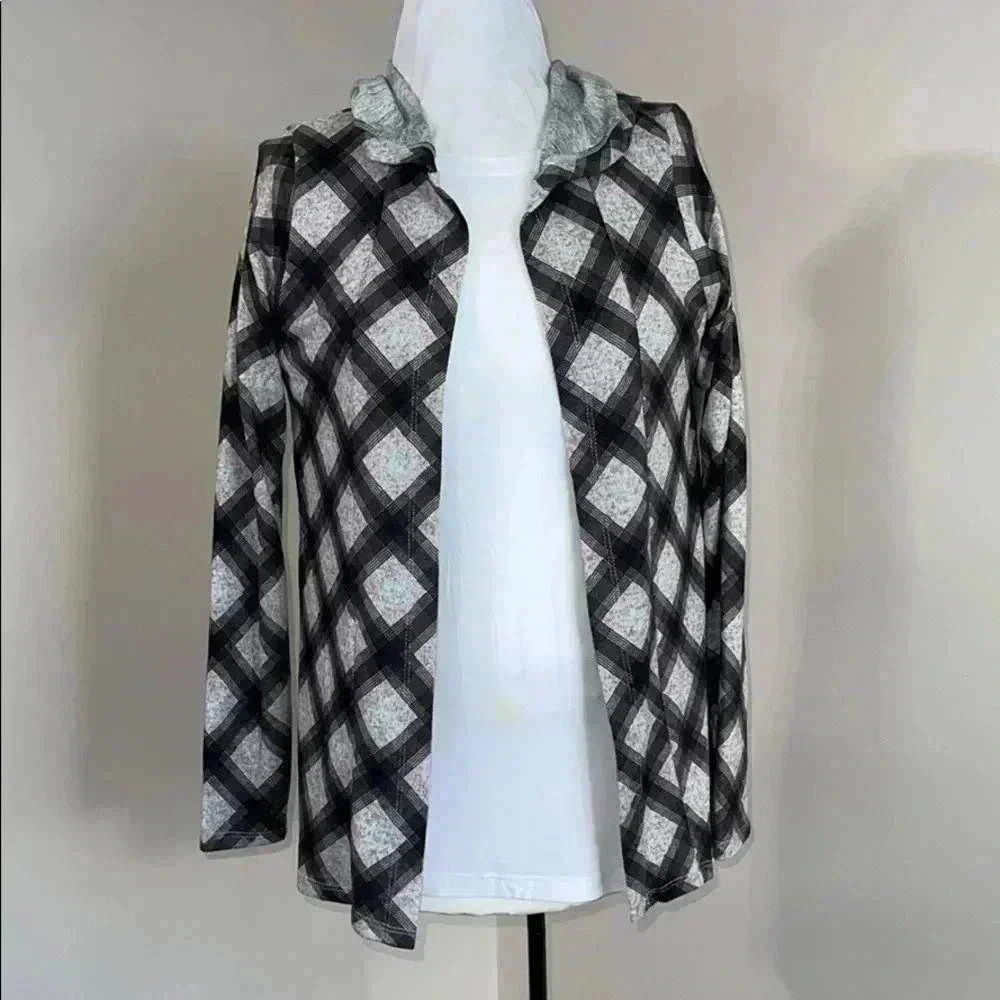 Retrology Hooded Open Front Cardigan​​​